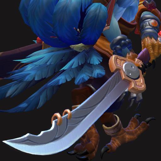 The Feathered Monk - weapon
