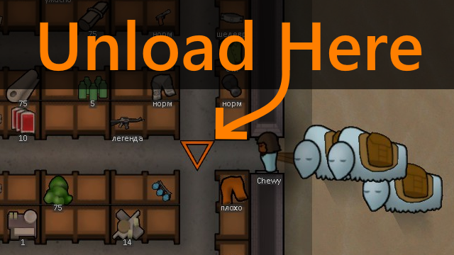 UnloadHere: smart caravan unloading