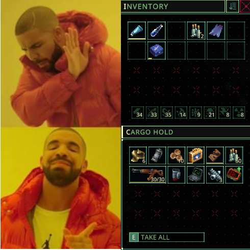 Loot Evacuation Rework (Elevator > Backpack)