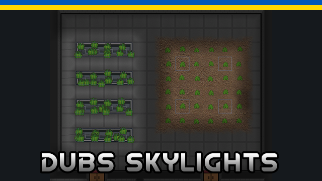 Dubs Skylights | UA mod preview for RimWorld