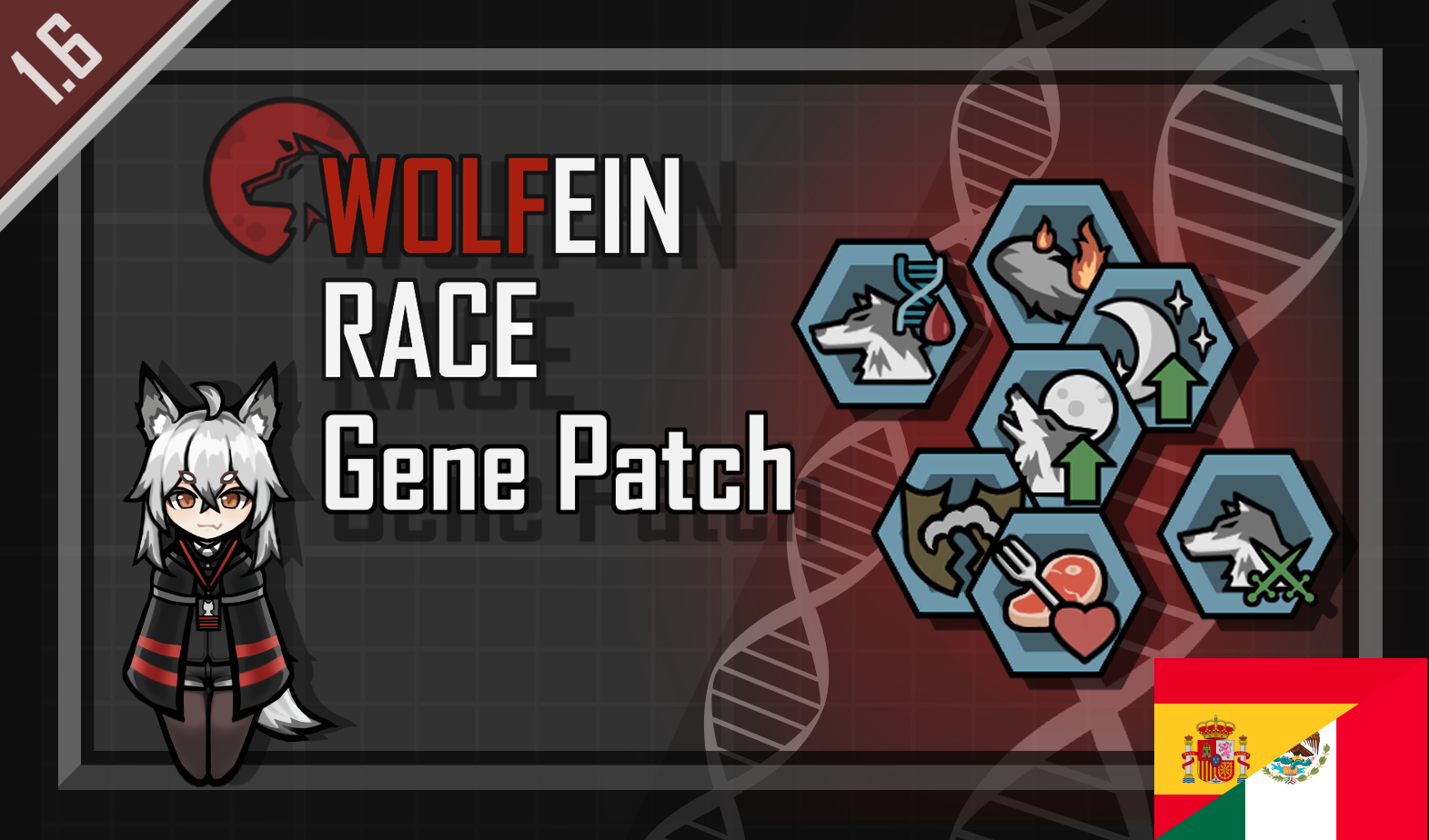 Wolfein Race Gene PatchAl Español
