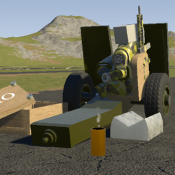 Super Realistic Generic WW1 British Artillery Gun (READ DESC)
