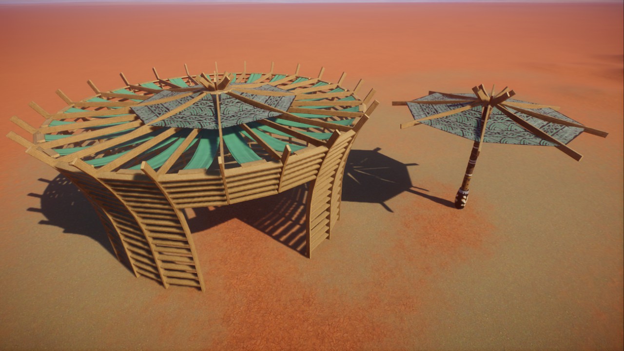 Savannah Shelter and Parasol