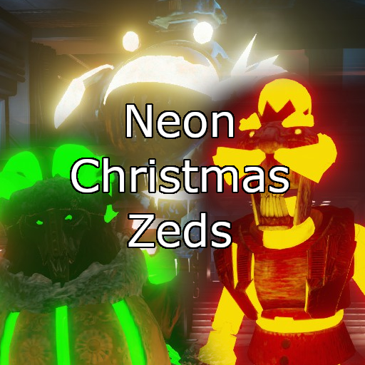 Neon Christmas Zeds