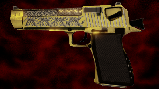 Engraved Golden Deagle