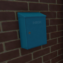 Basic Mailbox (Blue)