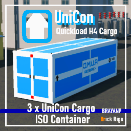 UniCon Cargo/Crate ISO Container (OMUA) preview