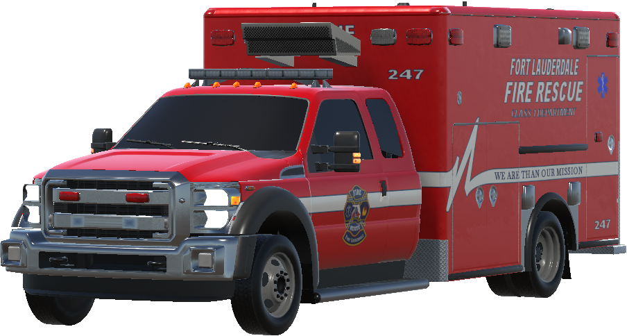 Fort Lauderdale Ambulance Unit 247 preview