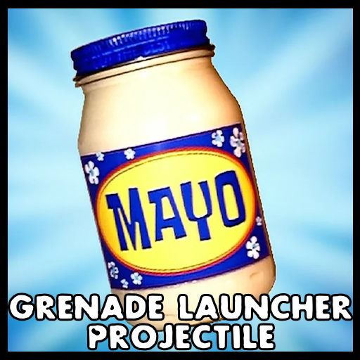Mayo Jar for Grenade Launcher Projectile