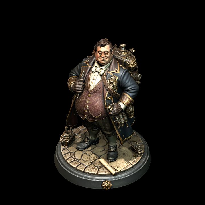 Steampunk Inventor Fat