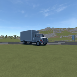 Box truck plain