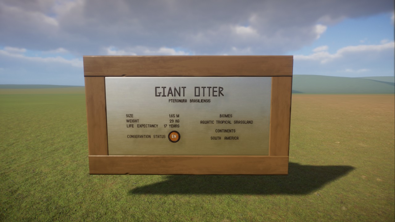 Giant Otter Education Board