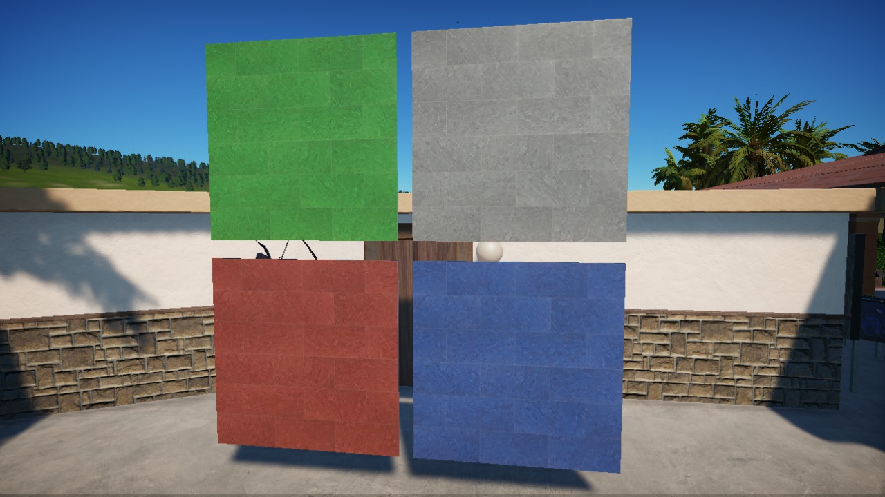 Flexicolour Tiles 1.5m