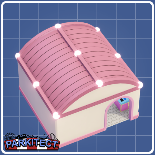 2x2 toilet round roof