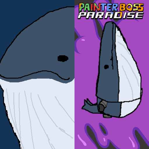 FAT UGLY POORLY DRAWN WHALE
