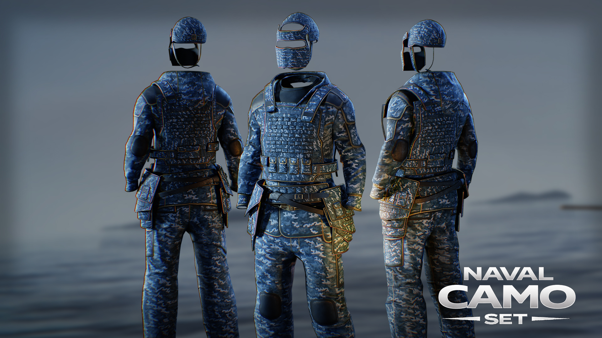 Naval Camo Facemask screenshot 1