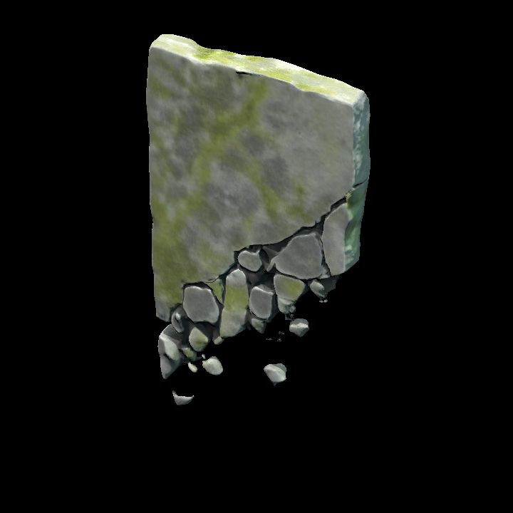 Crumbling Stone Overhang A