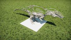 Acrocanthosaurus Stone Statue Neutral
