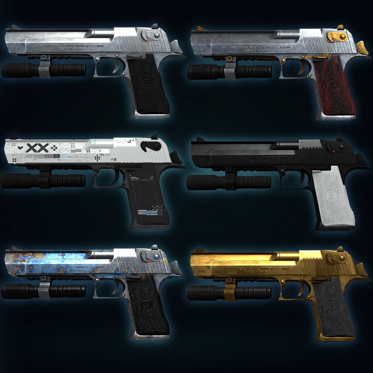 Desert Eagle + R8 Revolver Reskin
