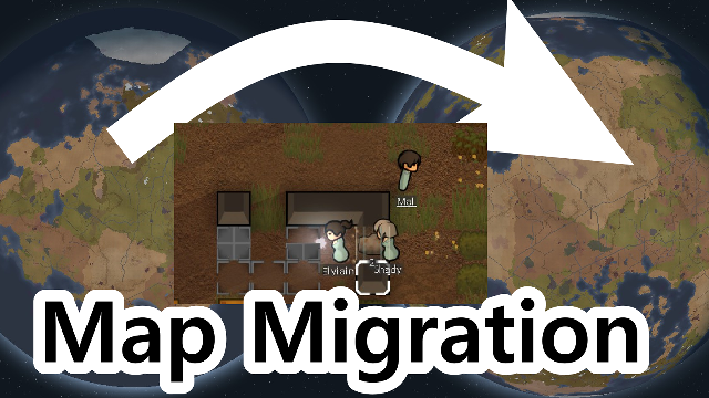 Map Migration mod preview for RimWorld
