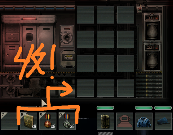 Auto-stash quick-slot items into the worn bag