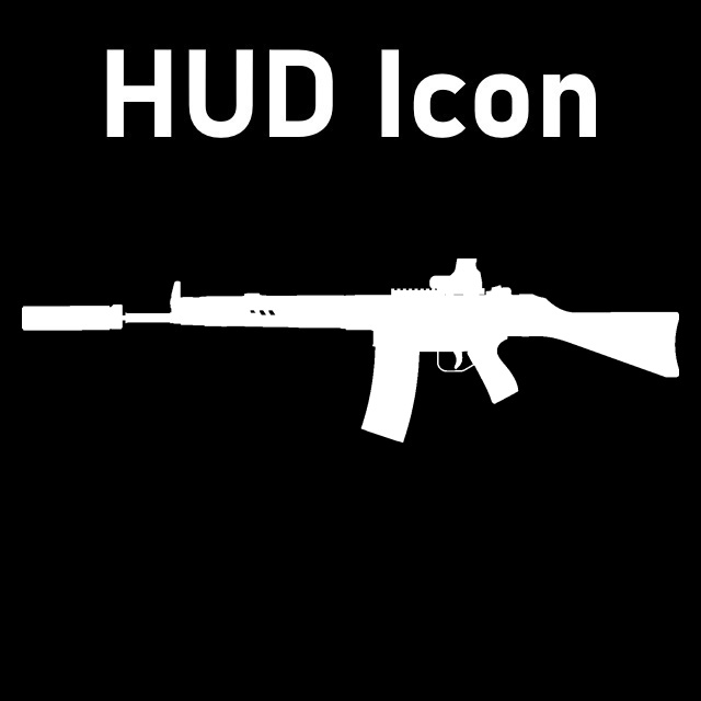 Call of Duty Modern Warfare 2 (2022) - Lachman762&HK91 HUD Icon (Desert Rifle)