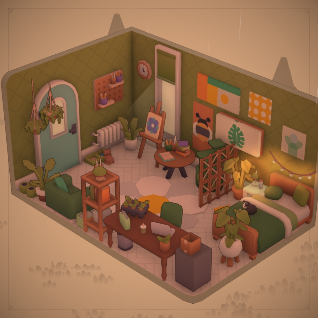 Flowery Creativity bedroom preview
