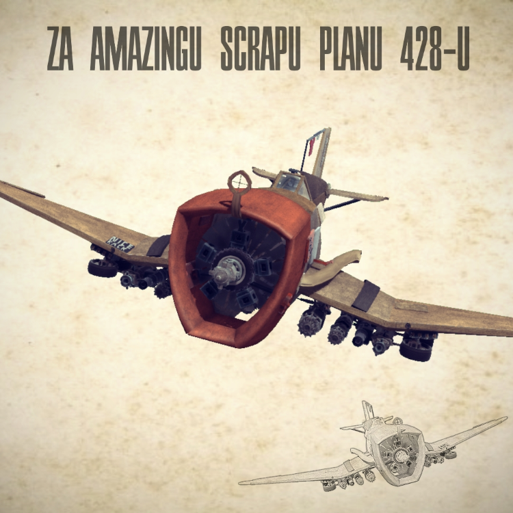 The Amazing Scrap Plane 428