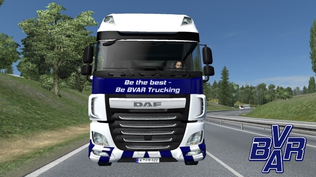 BVAR ETS2 DAF XF Euro 6 Paint Skin All Cabs & Chassis