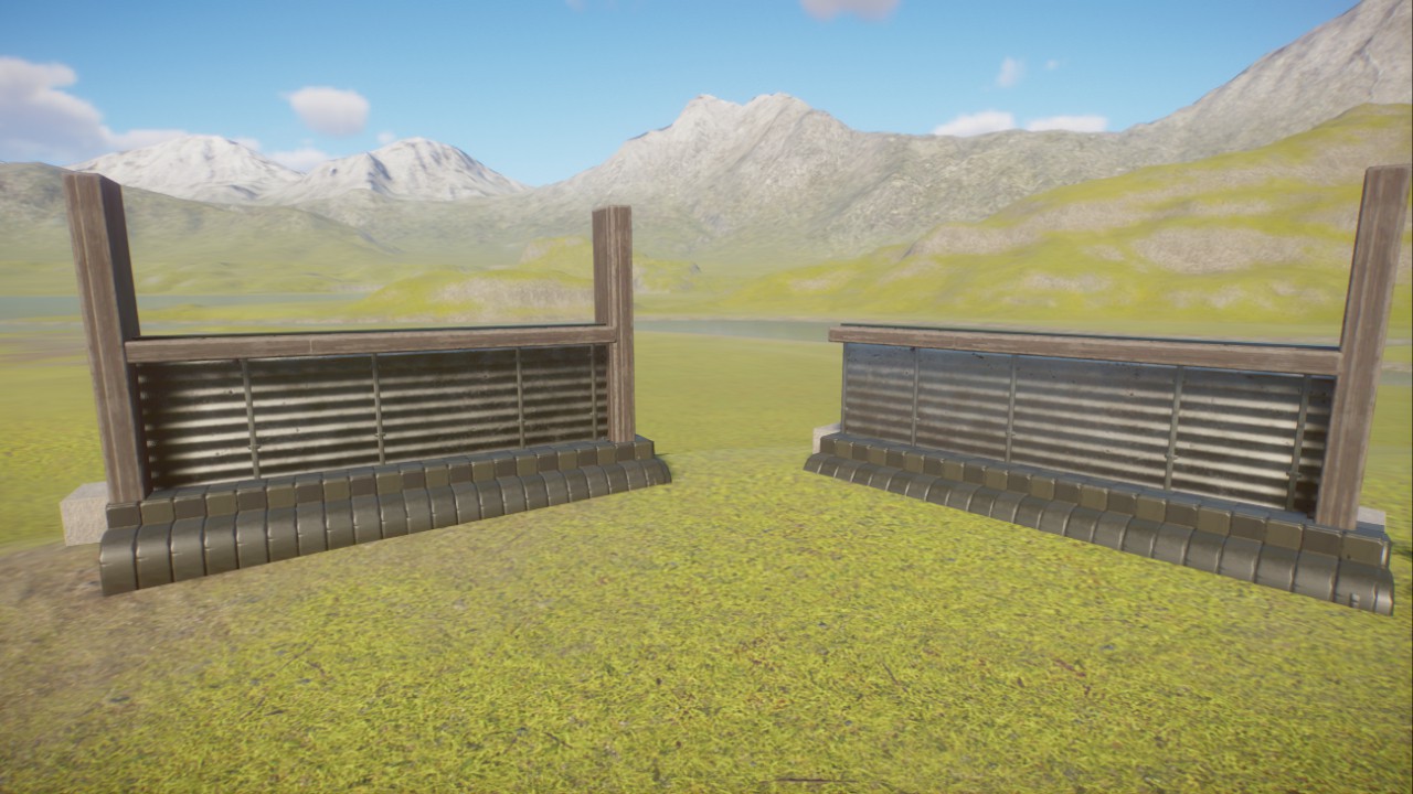 Habitat fence pieces by Toves
