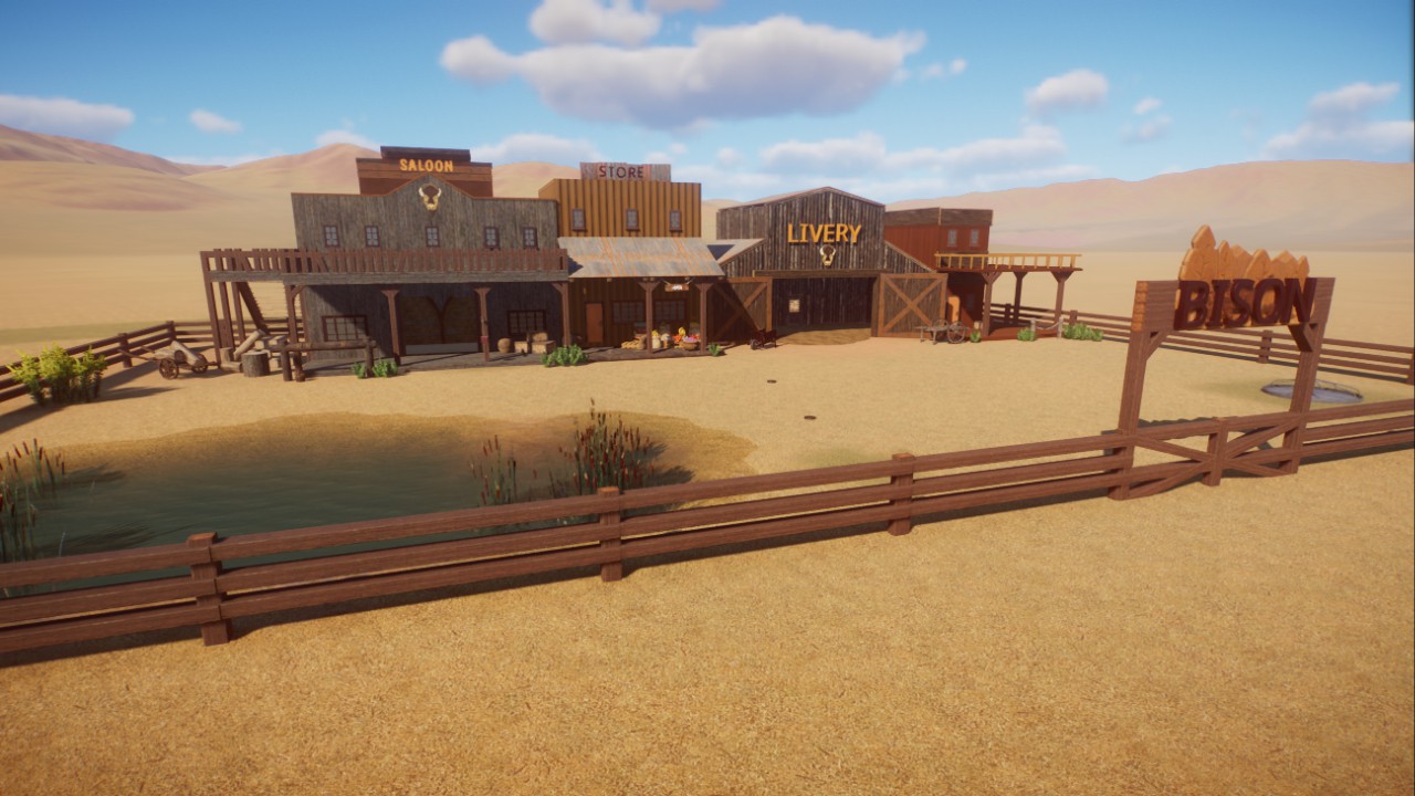 Wild West Bison Habitat
