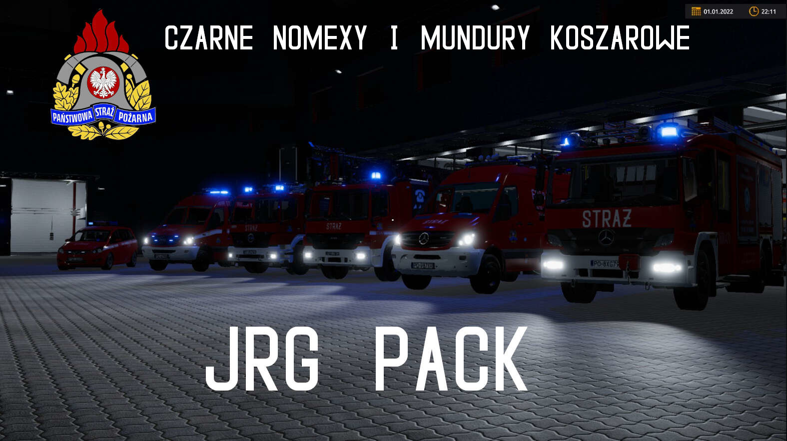 JRG pack- czarne nomexy i koszarówki