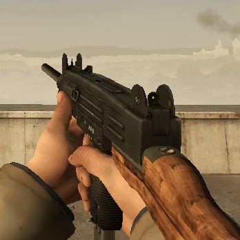 Uzi Carbine on L4D1 Animations
