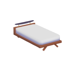 Mid-Century style bed