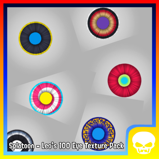 Splatoon - Leo's 100 Eye Texture Pack