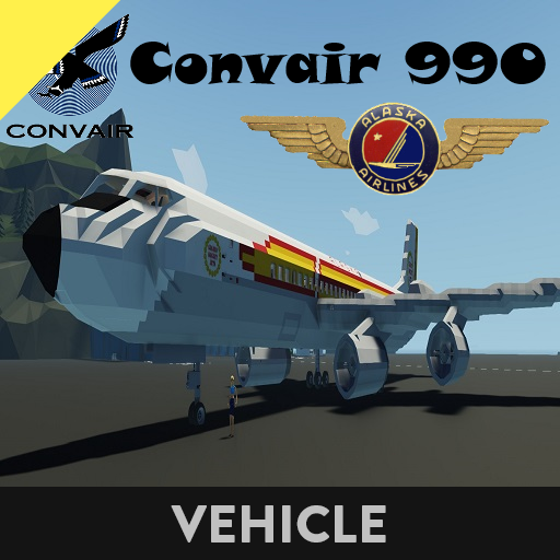 Convair 990 Coronado "Alaska Airlines"
