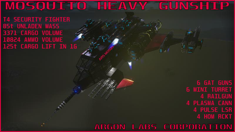 Argon Labs Mosquito Heavy Security Gunship preview