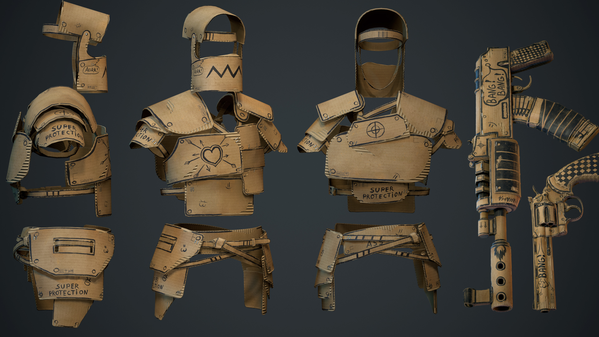 Cardboard Vest