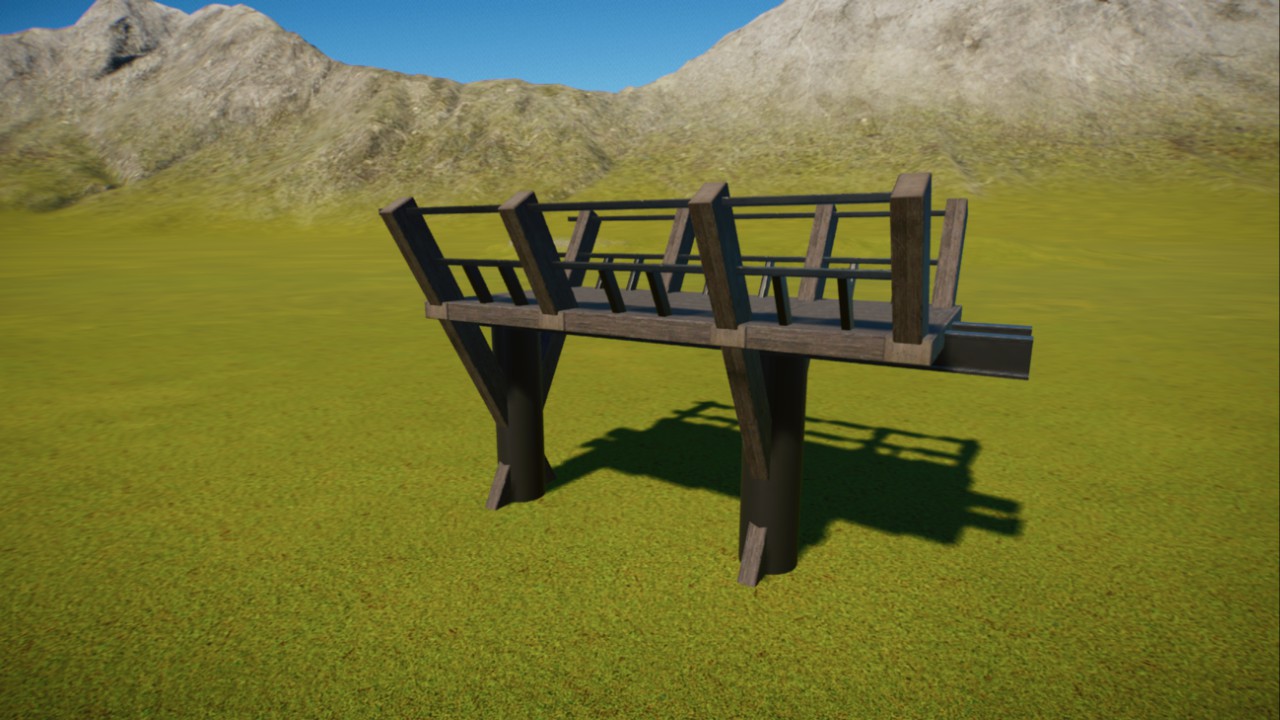 Wooden Bridge 4m wide - By Redzxv preview