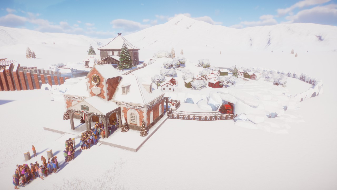 santa,s polarbear habitat