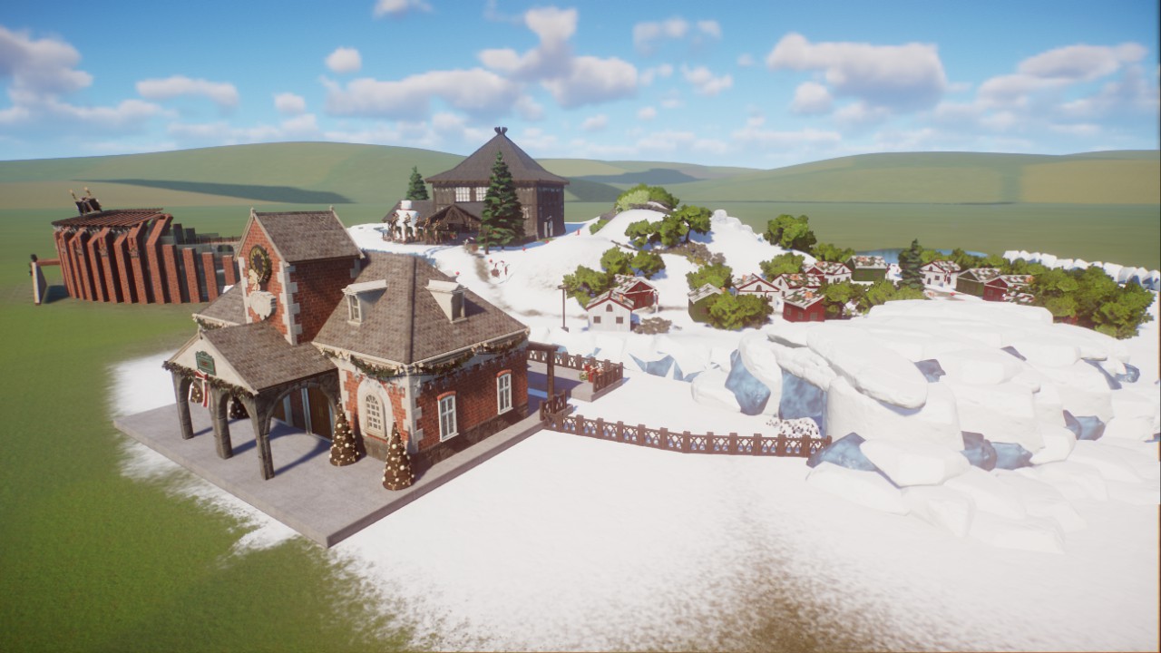 Santa,s polarbear habitat