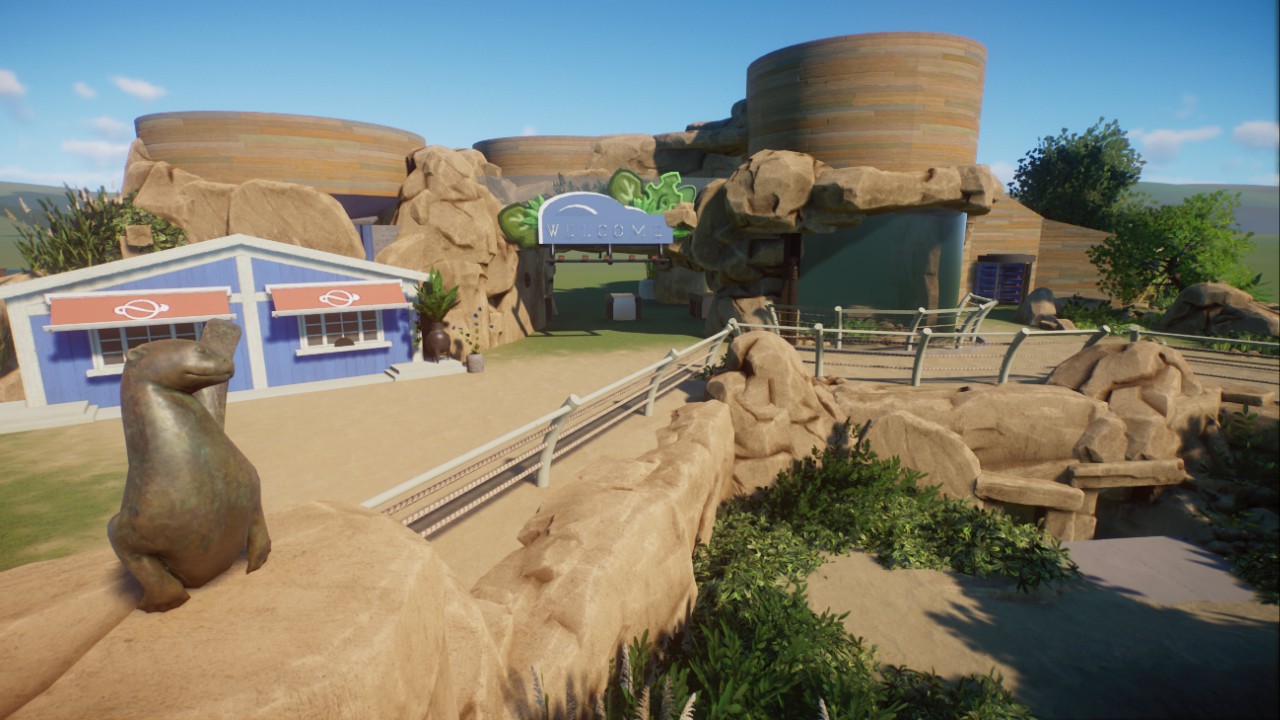 Otter Canyon Zoo Entrance