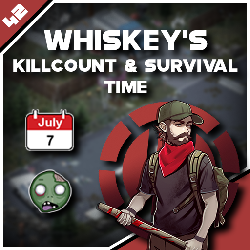 Whiskey's KillCount & Survival Time – Project Zomboid Mod