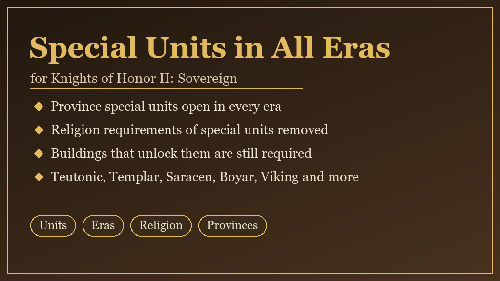 Special Units in All Eras preview
