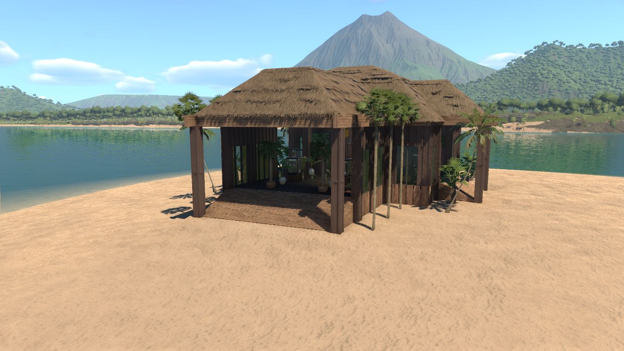 Prehistoric Resort Entrance