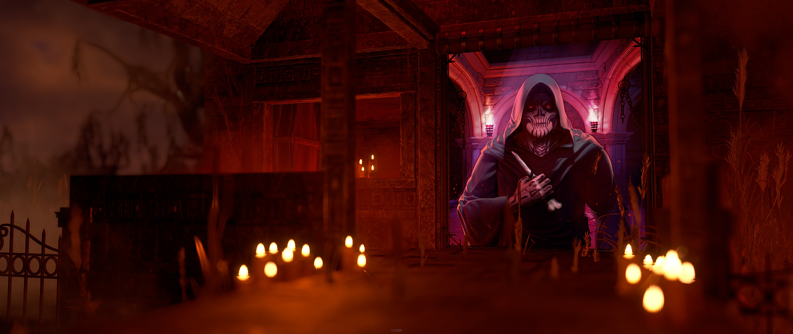 Bone Cultists Garage Door thumbnail 5
