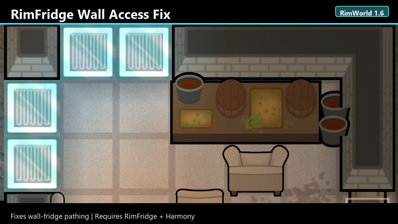 RimFridge Wall Access Fix