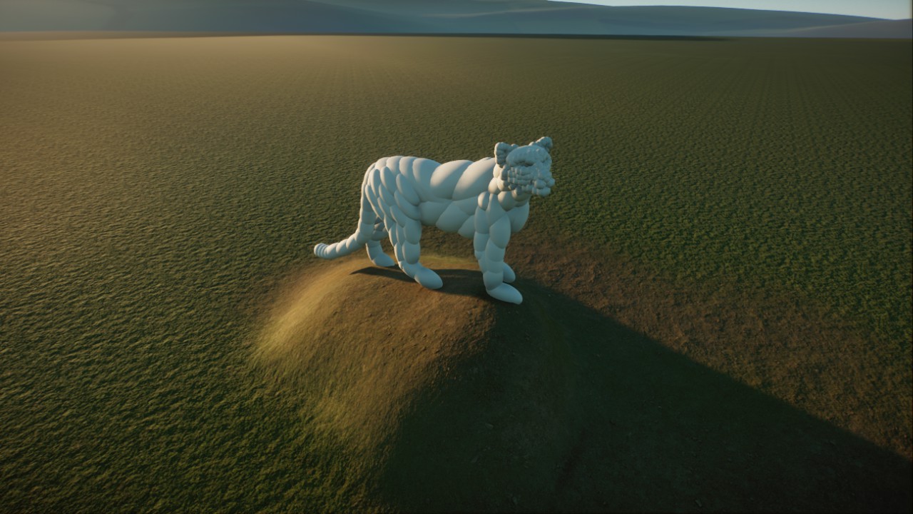 Snow Leopard Statue
