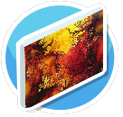 Fall colors canvas