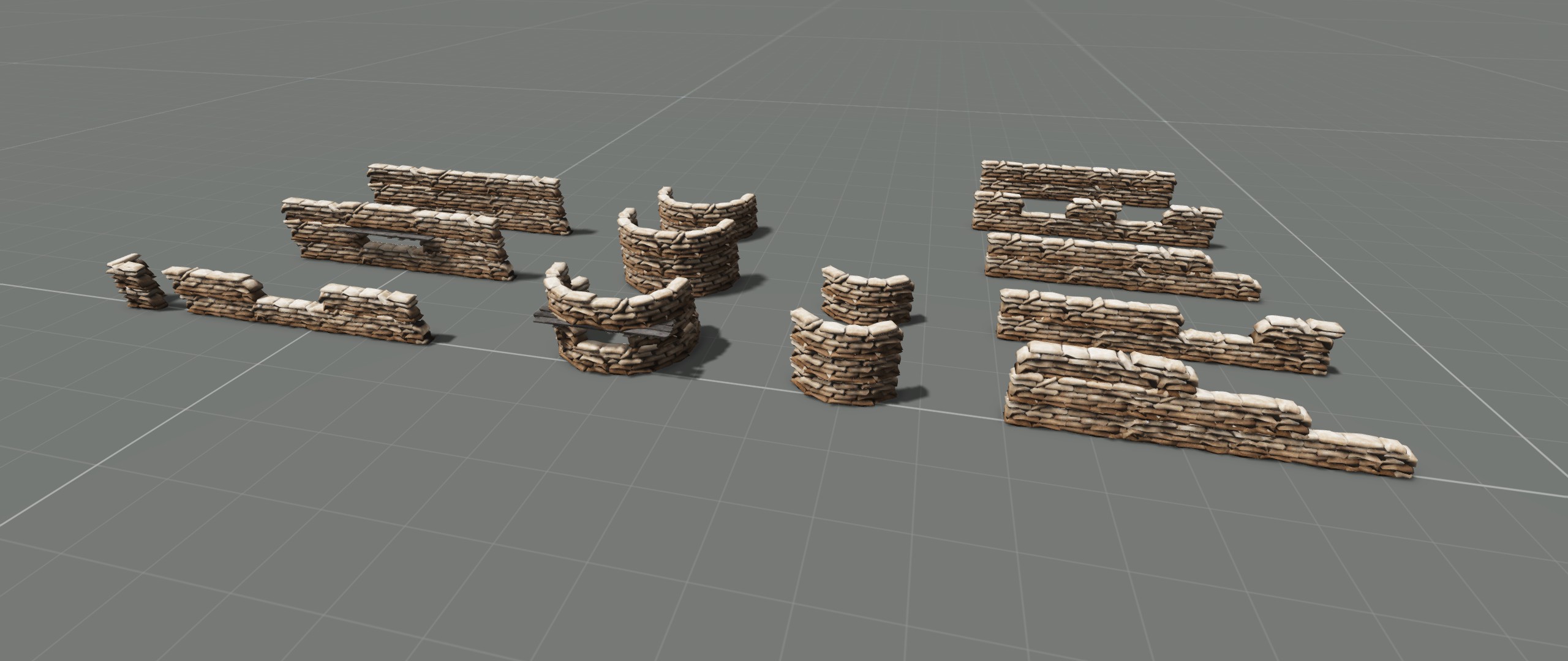 Sandbag Building Blocks - Brown